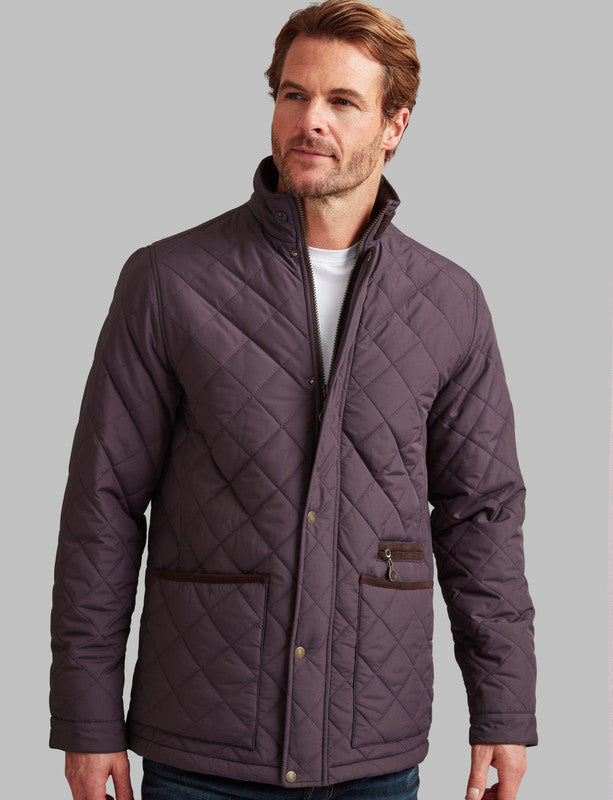 Vedoneire ... Heritage Husky Quilted Jacket - Pulple