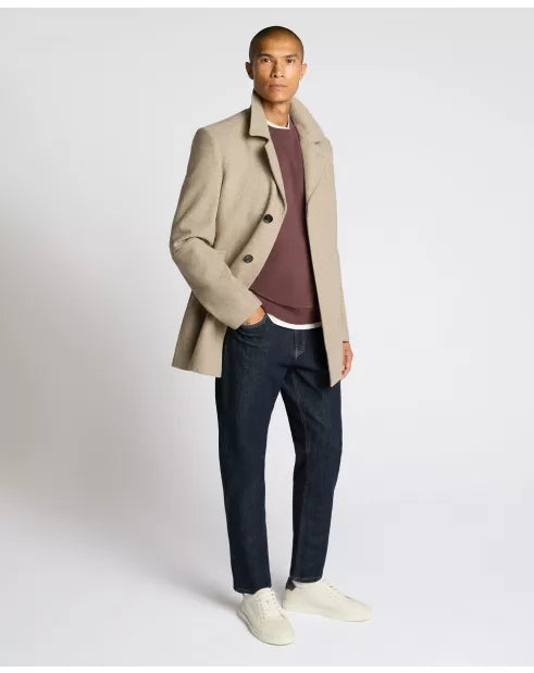 Remus Uomo ... Jonah Tailored Coat - Taupe (374/96)