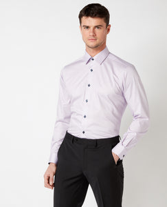 Remus Uomo ... Lilac Seville Long Sleeve Formal Shirt (036/72)
