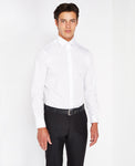 Remus Uomo ... White Seville Long Sleeve Formal Shirt - Tapered fit (300/01)