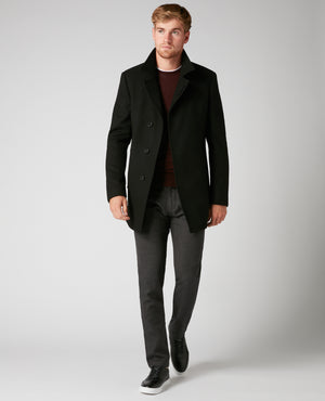 Remus Uomo ... Lohman Tailored Coat - Black (077/00)