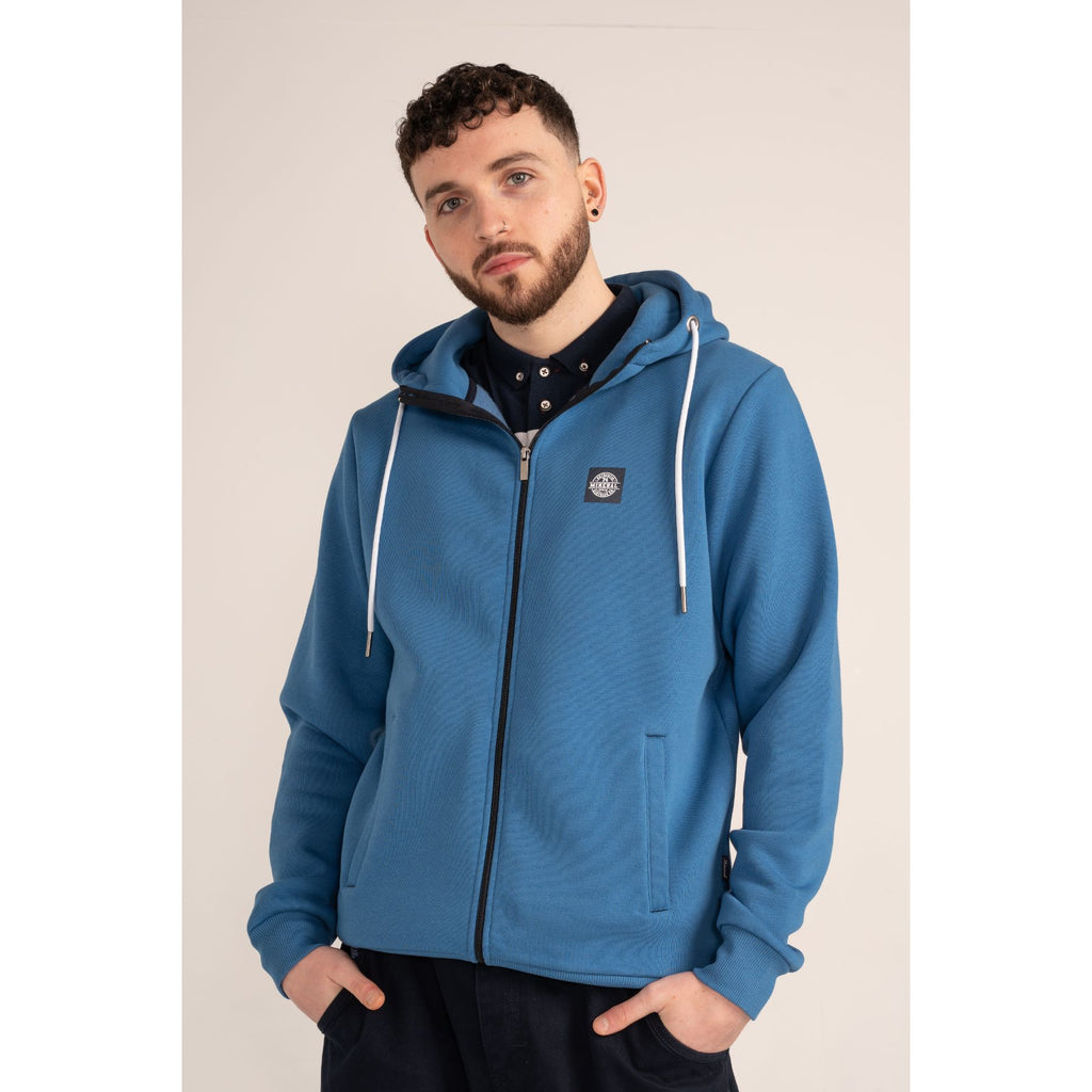 Mineral ... Chatham Full Zip Hoodie - Mid Blue