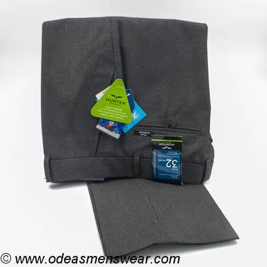 Hunter ... Mens Regular Fit Trousers  - Charcoal Grey  (Abbey CBS / Hospital John the Baptist)