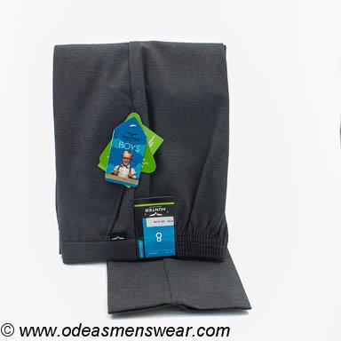 Hunter ... Boys Elastic Waist Trousers - Charcoal Grey (St. Michael's / Monastery /Abbey CBS /Hospital John the Baptist) )
