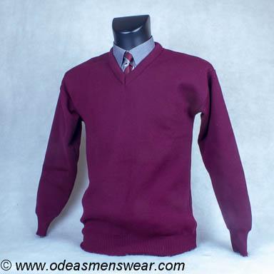 Hunter ... Plain School knitwear - Wine (Monastery)