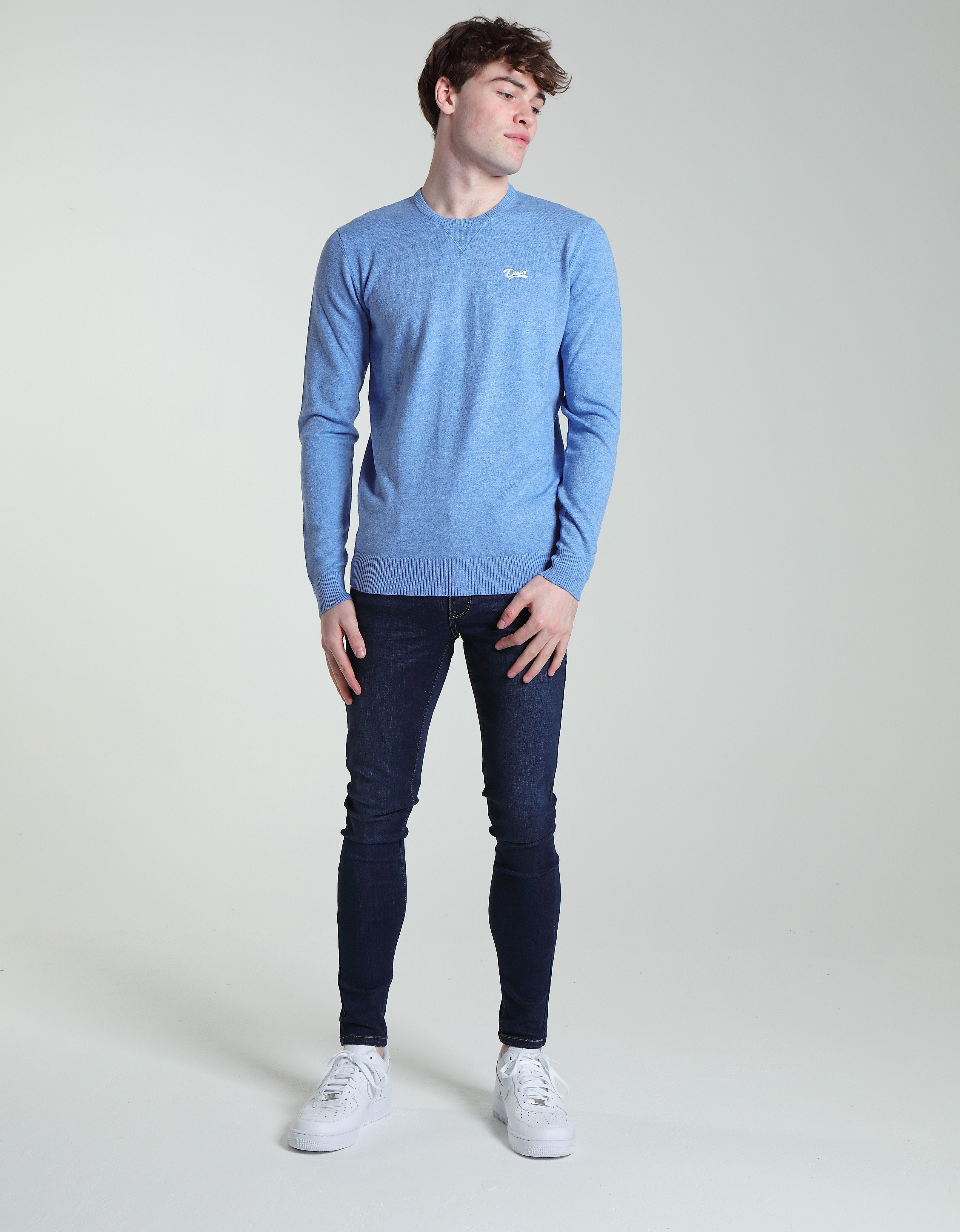 Diesel ... Nolan Round Neck - Nautical Blue Mel