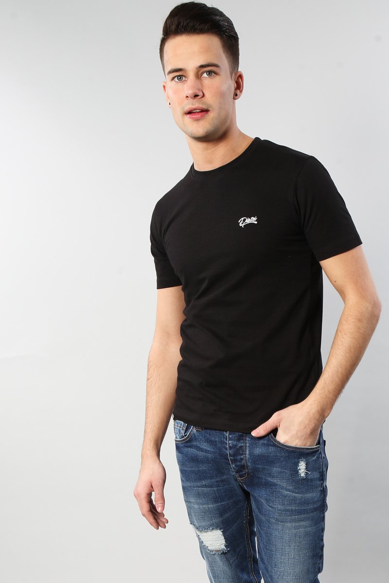 Diesel ... Basic Scott O Neck Tee - Black