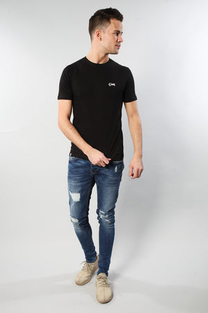 Diesel ... Basic Scott O Neck Tee - Black