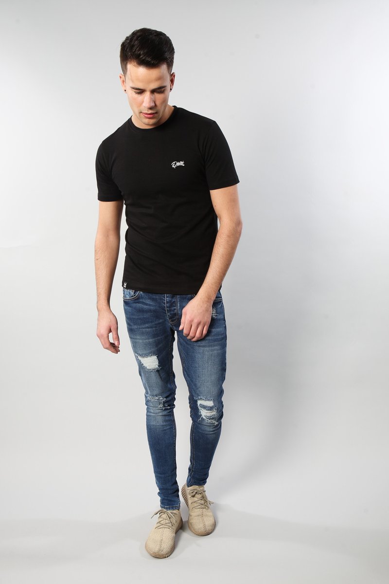 Diesel ... Basic Scott O Neck Tee - Black